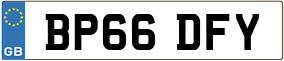 Truck License Plate